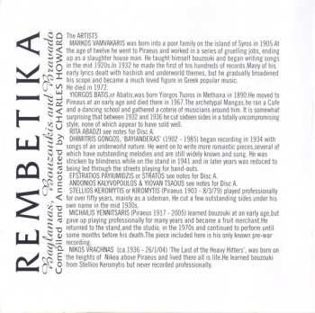 4CD/Box Set Various: Rembetika (Greek Music From The Underground)