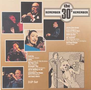 3LP/Box Set Various: Remember The 30's