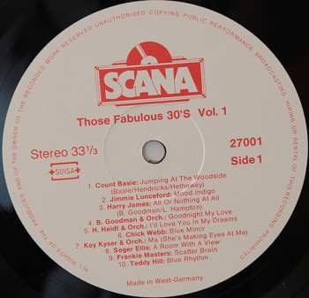 3LP/Box Set Various: Remember The 30's