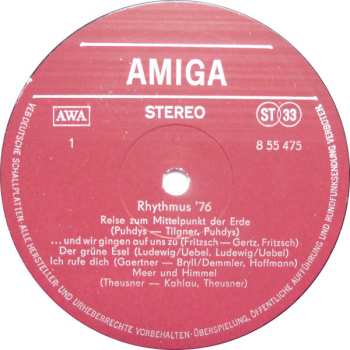 LP Various: Rhythmus '76