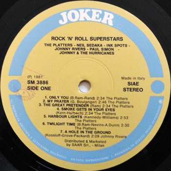 4LP/Box Set Various: Rock 'N' Roll Superstars