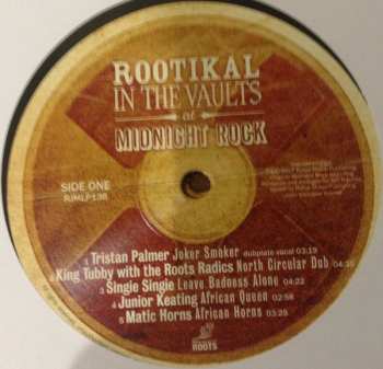 2LP Various: Rootikal In The Vaults At Midnight Rock 