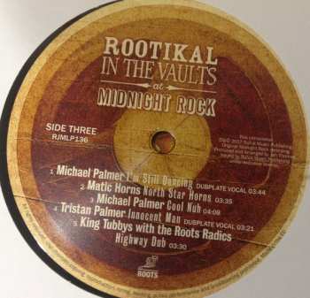 2LP Various: Rootikal In The Vaults At Midnight Rock 