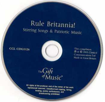 CD Various: Rule Britannia!  Stirring Songs & Patriotic Music