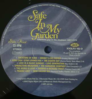 2LP Various: Safe In My Garden (American Pop In The Shadows 1967-1972)