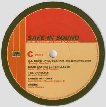2LP Various: Safe In Sound (Home Recordings From Quarantine) CLR | LTD