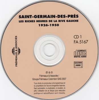 CD Various: Saint-Germain-Des-Prés - Les Riches Heures De La Rive Gauche 1926-1954