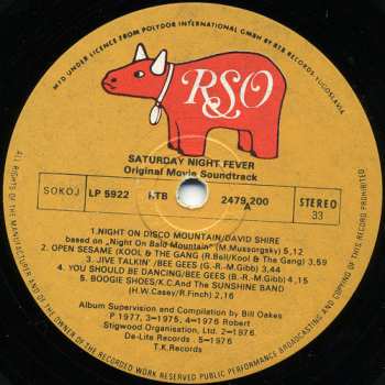 2LP Various: Saturday Night Fever (The Original Movie Sound Track)