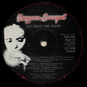 LP Various: Sex Sweat & Blood (The New Dancability)