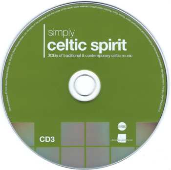 3CD/Box Set Various: Simply Celtic Spirit (3CDs Of Traditional & Contemporary Celtic Music)
