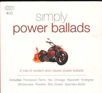 4CD/Box Set Various: Simply Power Ballads (4 CDs Of Modern And Classic Power Ballads)