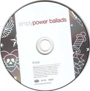 4CD/Box Set Various: Simply Power Ballads (4 CDs Of Modern And Classic Power Ballads)