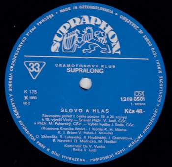 2LP Various: Slovo A Hlas
