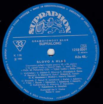2LP Various: Slovo A Hlas