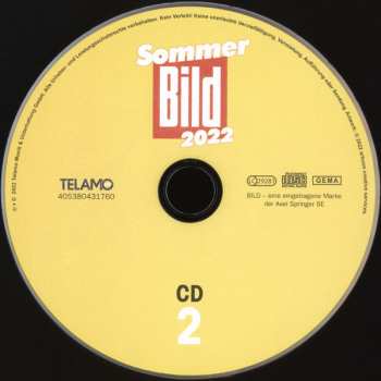 2CD Various: Sommer Bild 2022 (Unsere Besten Sommerhits)