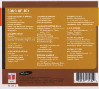 CD Various: Song Of Joy - Die Schönsten Chöre / The Finest Choirs