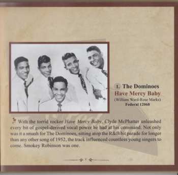 CD Various: Street Corner Symphonies - The Complete Story Of Doo Wop, Volume 4 : 1952
