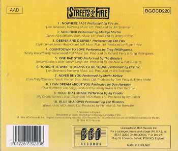CD Various: Streets Of Fire - Music From The Original Motion Picture Soundtrack