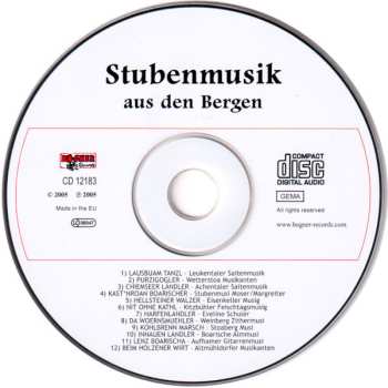 CD Various: Stubenmusik Aus Den Bergen (- Instrumental -)