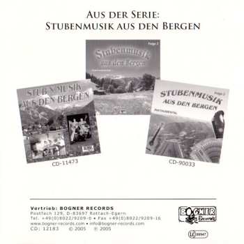 CD Various: Stubenmusik Aus Den Bergen (- Instrumental -)