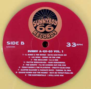 LP Various: Sunny A Go Go Volume 1 (A 60's Music Journey To Southeast Asia 1965-1968) CLR | LTD