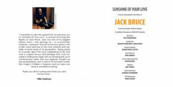2CD/DVD Various: Sunshine Of Your Love - A Concert For Jack Bruce