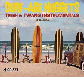 4CD Various: Surf-Age Nuggets (Trash & Twang Instrumentals 1959 - 1966)