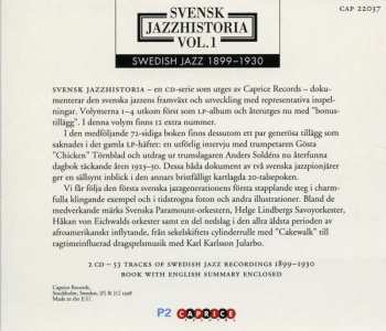 2CD Various: Svensk Jazzhistoria Vol. 1: Swedish Jazz 1899-1930: Varning För Jazz!