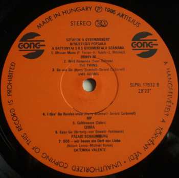 LP Various: Sztárok A Gyermekekért