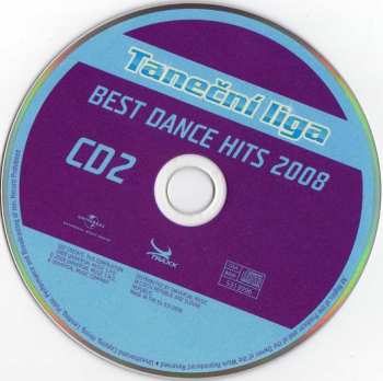 2CD Various: Taneční Liga - Best Dance Hits 2008