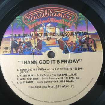3LP Various: Thank God It's Friday (The Original Motion Picture Soundtrack)