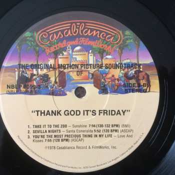 3LP Various: Thank God It's Friday (The Original Motion Picture Soundtrack)