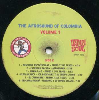 3LP Various: The Afrosound Of Colombia Volume 1