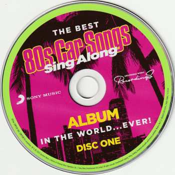 3CD Various: The Best 80s Car Songs In The World Ever! Sing-A-Long 
