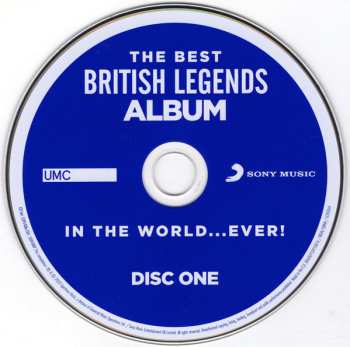 3CD Various: The Best British Legends Album in the World... Ever! DIGI