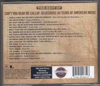 CD Various: The Best Of Can't You Hear Me Callin' - Bluegrass: 80 Years Of American Music