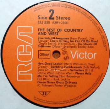 LP Various: The Best Of Country And West