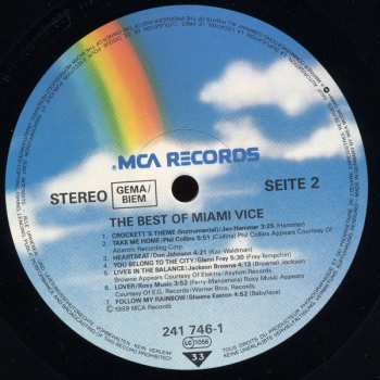 LP Various: The Best Of Miami Vice