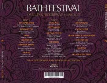 3CD Various: The Best Of The Bath Festival Of Blues And Progressive Music '69-70
