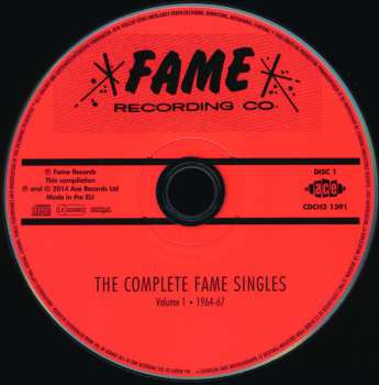 2CD Various: The Complete Fame Singles Volume 1 1964-67