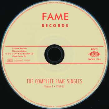 2CD Various: The Complete Fame Singles Volume 1 1964-67