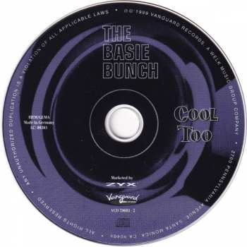 CD Various: The Count Basie Bunch: Cool Too