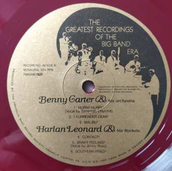 2LP/Box Set Various: The Greatest Recordings Of The Big Band Era 49/50 (2xLP + BOX + BOOKLET) (ČERVENÉ DESKY)