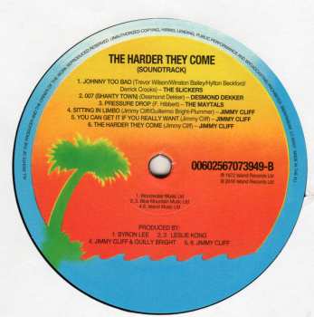 LP Various: The Harder They Come (Original Soundtrack Recording)