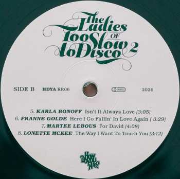 2LP Various: The Ladies Of Too Slow To Disco 2 LTD | CLR