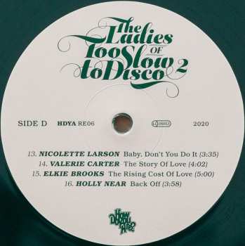 2LP Various: The Ladies Of Too Slow To Disco 2 LTD | CLR
