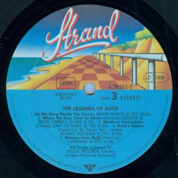 2LP Various: The Legends Of Rock 
