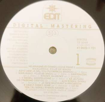 LP Various: The Most Beautiful Czech Folk Songs 2. (Marjánko, Pojd' Se Mnou)