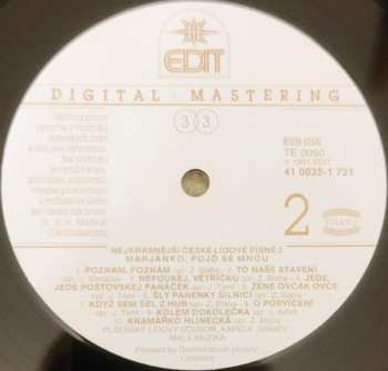 LP Various: The Most Beautiful Czech Folk Songs 2. (Marjánko, Pojd' Se Mnou)