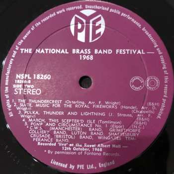 LP Various: National Brass Band Festival 1968